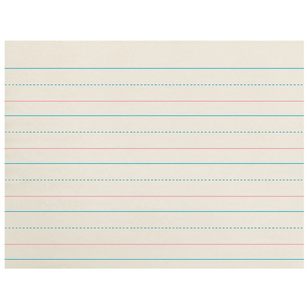ZANER-BLOSER Newsprint Handwriting Paper, Grades PK-K, 10.5 x 8, PK1500 PZP2610